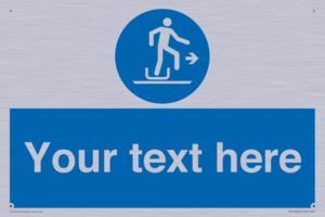 Custom Alighting from a toboggan to the right